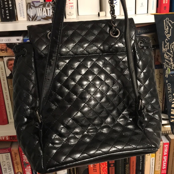 Quilted backpack purse - Picture 3 of 4